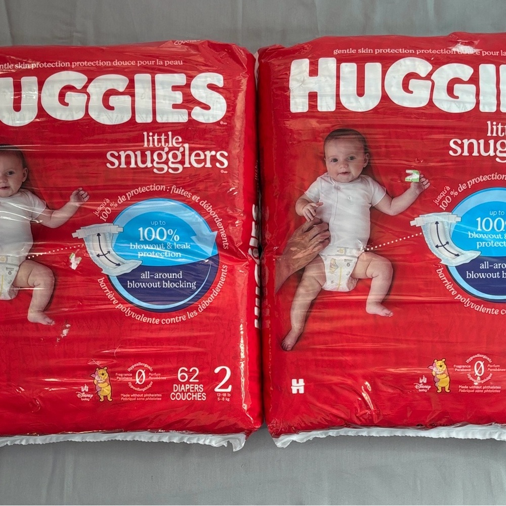 Huggies Little Snugglers Diapers - Red Packaging Size 2